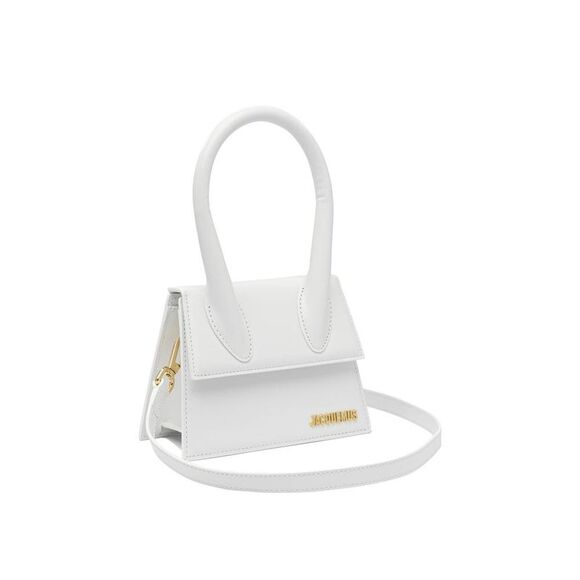 JACQUEMUS Le Chiquito Top Handle Bag Women WHITE Handbags - Picture 2 of 5